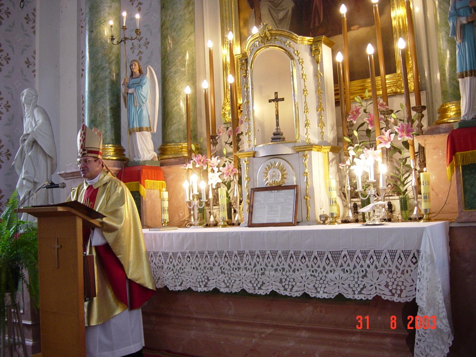 bīskapa Jāņa Bula vizitācija Vārkavas baznīcā