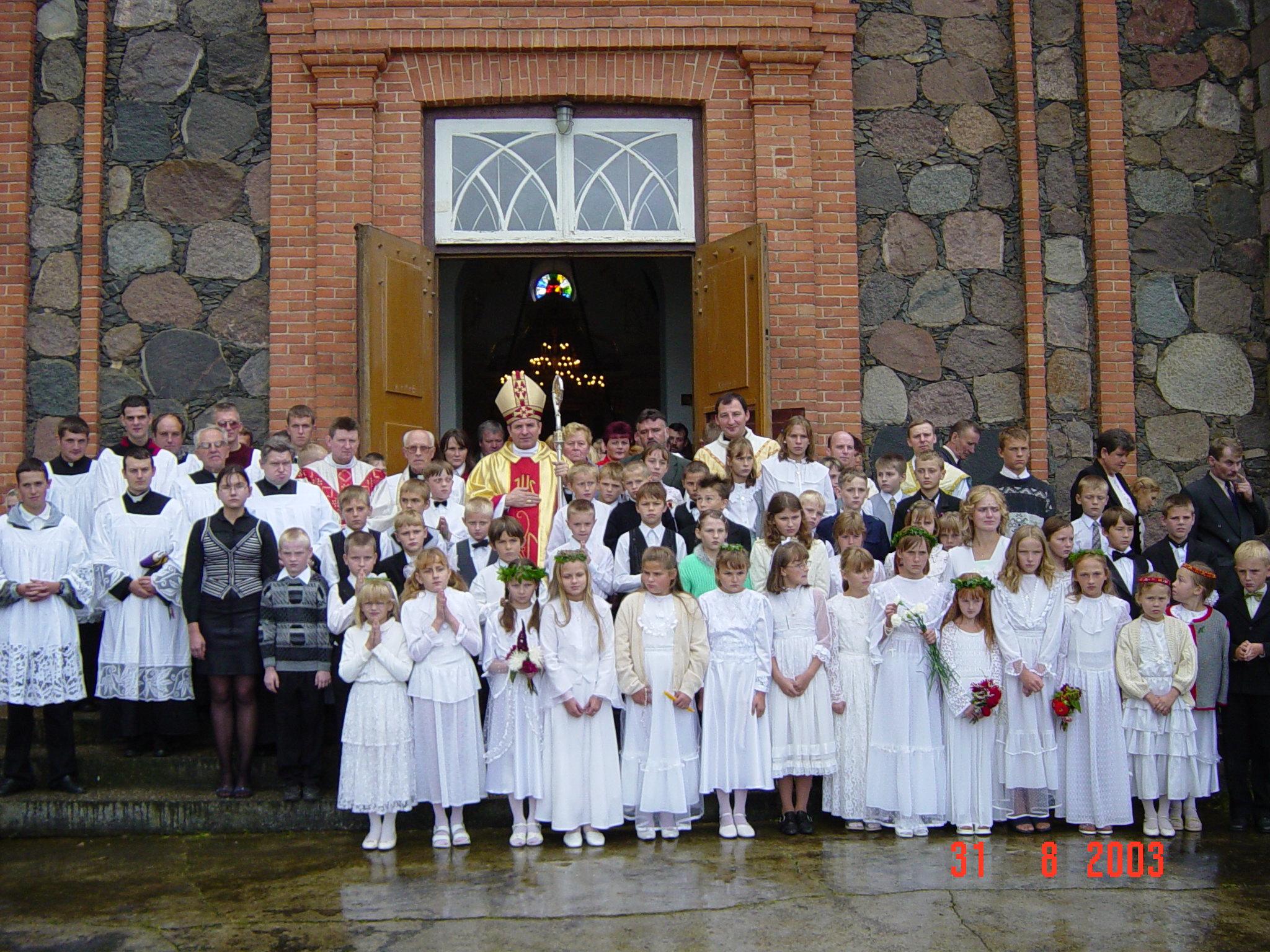 bīskapa Jāņa Bula vizitācija Vārkavas baznīcā