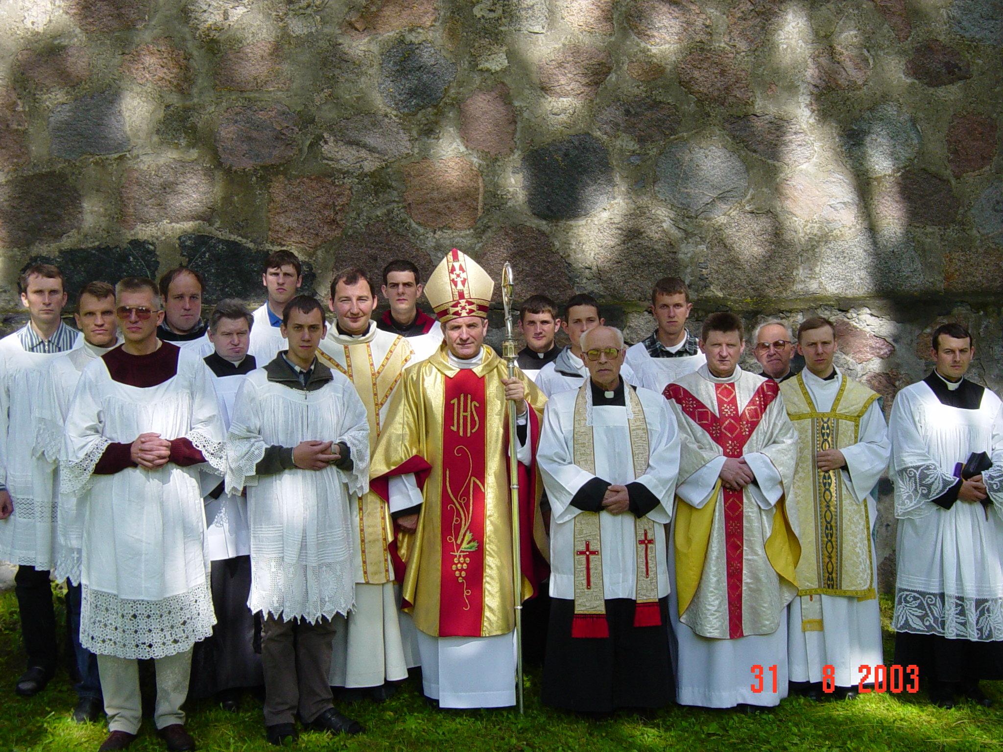 bīskapa Jāņa Bula vizitācija Vārkavas baznīcā