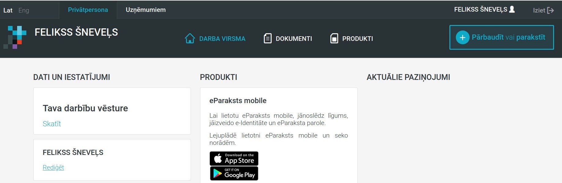 neSEB bankā spraudnis darbojas